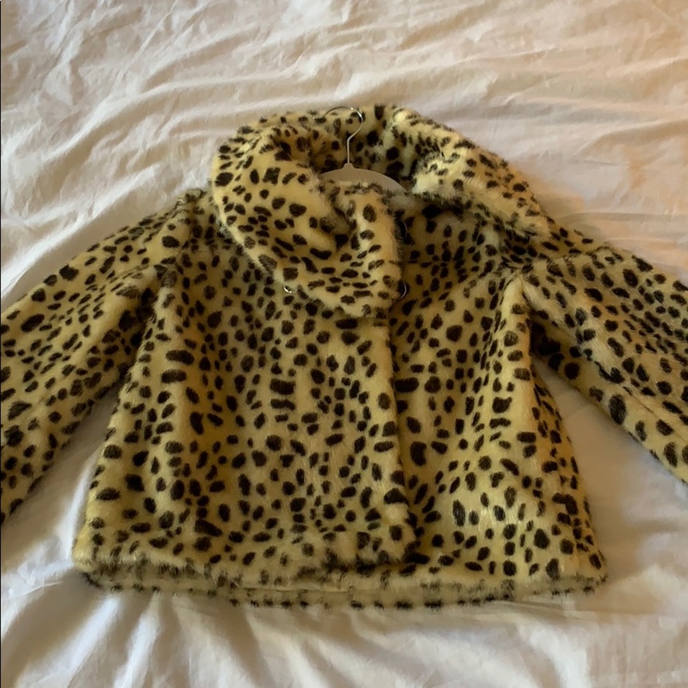 Kids fur jacket